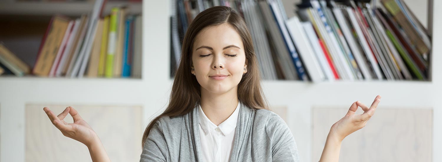 Student with ADHD at Peace After Learning How to Be Resilient